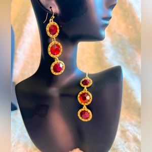 Beautiful Gold Tone Earrings